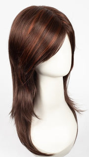 CHERRY-COLA | Dark Auburn base color with brighter Red chunk highlights