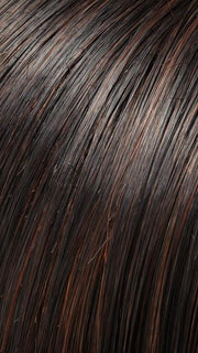 1BRH30 CHOCOLATE PRETZEL | Soft Black with 33% Gold-Red Highlights