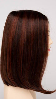 CHOCOLATE CHERRY | Dark Brown roots with overall Medium Brown base with Deep Red highlights