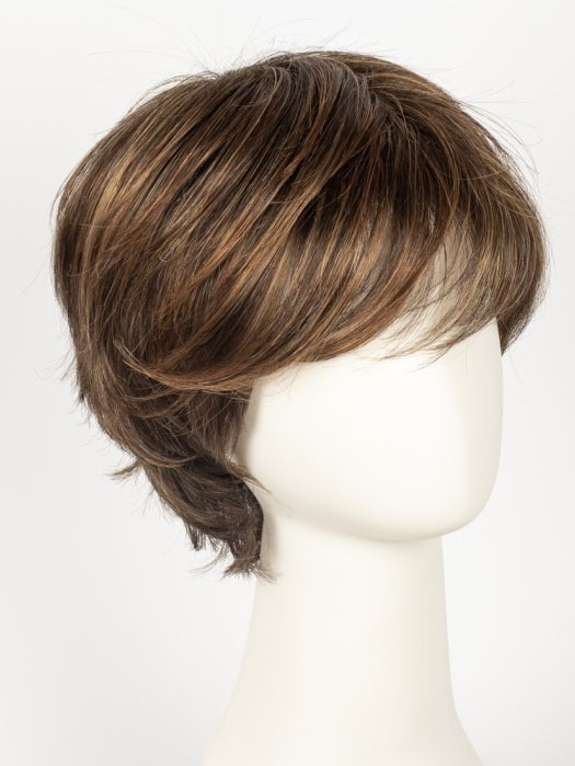 HAZELNUT-MIX | Medium Brown base with  Medium Reddish Brown and Copper Red highlights and Dark Roots