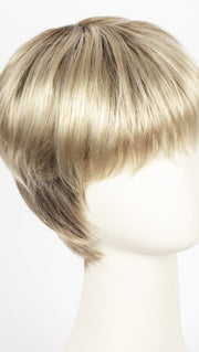 CHAMPAGNE-ROOTED | Light Beige Blonde, Medium Honey Blonde, and Platinum Blonde blend with Dark Roots