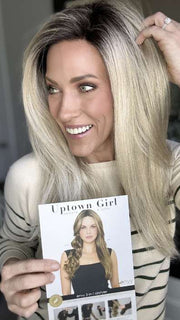 Kristyna @kristynamoore shows her straightened Maya by Envy in Silky Beige using the 3-in-1 Airstyler 