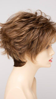 TOASTED SESAME | Medium Brown roots with overall Warm Cinnamon base and Golden Blonde highlights