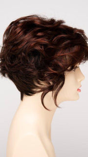 CHOCOLATE CHERRY | Dark Brown roots with overall Medium Brown base with Deep Red highlights