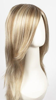 12FS12 MALIBU BLONDE | Light Gold Brown, Light Natural Gold Blonde, and Pale Natural Gold-Blonde Blend, Shaded with Light Gold Brown