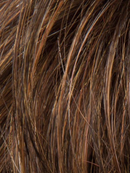 HOT MOCCA ROOTED | Medium Brown, Light Brown, and Light Auburn blend with Dark Roots