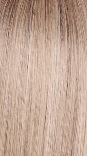 BILLIONAIRE-BLOND | A chic, sophisticated shade with a rich mocha root melting into beige, ash, and cream blond tones. Face-framing cream and white blond highlights add a refined, upscale finish.