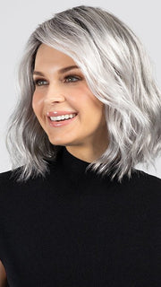 The lace front gives the illusion of natural hairline