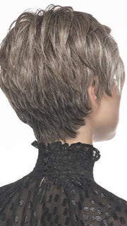 52/38/49/R8 | 3 Tones of Grey blended with Dark Brown Roots