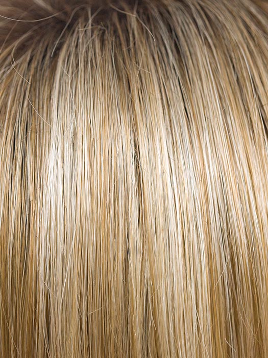 CREAMY-TOFFEE-R | Light Platinum Blonde and Light Honey Blonde evenly blended