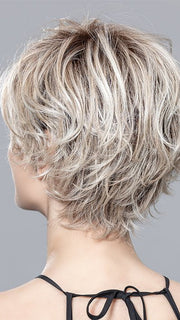 PEARL BLONDE ROOTED 101.20.24 | Pearl Platinum and Light Strawberry Blonde with Lightest Ash Blonde Blend and Shaded Roots