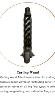 1.25" Curling Wand | Create loose, bouncy curls or refreshing beachy waves, perfect for all wig fibers