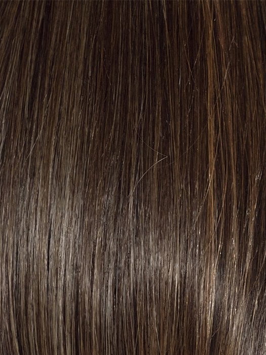 DARK BROWN HL | A Blend of Dark Brown, Strawberry Light Auburn and Soft Chunky Medium and Dark Blonde Highlights