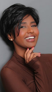 Sophia wearing DISC by ELLEN WILLE in BLACK