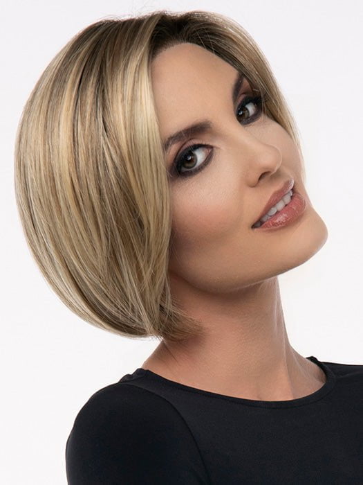 EVE by Envy in BUTTERSCOTCH-SHADOW | A blend of Strong, Golden Blonde and Light Blonde with Dark Brown Roots