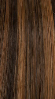 FS6/30/27 TOFFEE TRUFFLE | Brown, Medium Red-Gold, Medium Red-Gold Blonde Blend with Medium Red Gold Blonde Bold Highlights