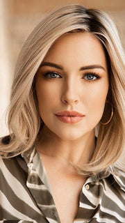 OWN THE ROOM by Gabor in GF19-23SS BISCUIT | Light Ash Blonde Evenly Blended with Cool Platinum Blonde with Dark Roots