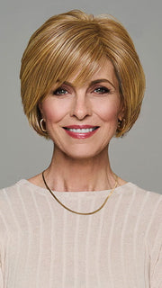 Model is wearing WHIRL in MEDIUM-BLONDE | Chestnut Brown