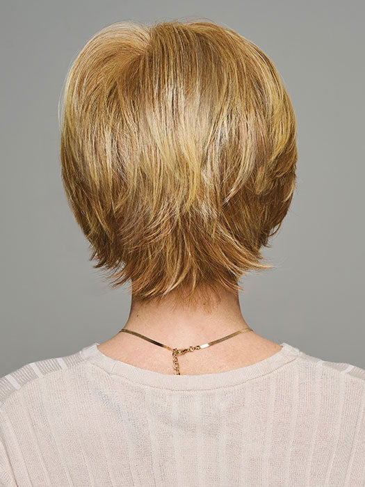 Model is wearing WHIRL in MEDIUM-BLONDE | Chestnut Brown