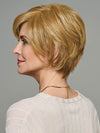 Model is wearing WHIRL in MEDIUM-BLONDE | Chestnut Brown