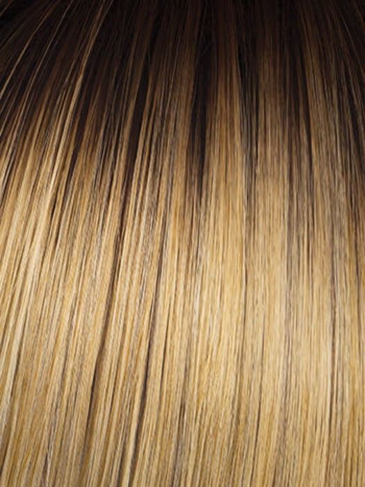 SS MEDIUM BLONDE | Medium Blonde with Warm Highlights & Dark Brown Roots