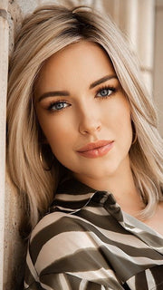 OWN THE ROOM by Gabor in GF19-23SS BISCUIT | Light Ash Blonde Evenly Blended with Cool Platinum Blonde with Dark Roots