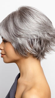 A sweet bob haircut with tapered fringe