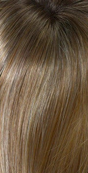 GOLDEN NUTMEG | Medium Brown roots with overall Warm Cinnamon base and Golden Blonde Highlights