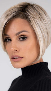 IGNITE by Jon Renau in FS17/101S18 PALM SPRINGS BLONDE | Light Ash Blonde with Pure White Natural Violet Bold Highlights, Shaded with Dark Natural Ash Blonde