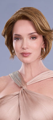 IGNITE HH by Jon Renau in color 6F27 | Brown with Light Red-Gold Blonde Highlights & Tips
