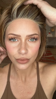 FS26/31S6 SALTED CARAMEL | Medium Natural Red Brown with Red Gold Blonde Bold Highlights, Shaded with Brown