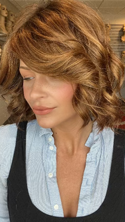 30A27S4 | Medium Natural Red and Medium Red-Gold Blonde Blend, Shaded with Dark Brown