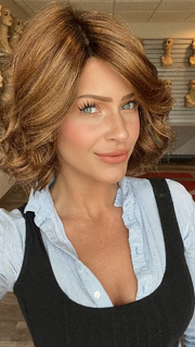 30A27S4 | Medium Natural Red and Medium Red-Gold Blonde Blend, Shaded with Dark Brown