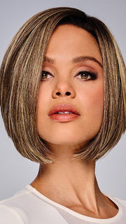 AMARA by Kim Kimble in  MC11SS BUTTER PECAN | Medium Brown with Golden Blonde Highlights
