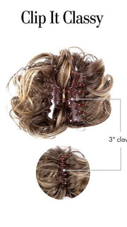 Hairpiece Construction | 3" Claw Clip
