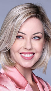 The short bob haircut gives you a playful look with its side swept bangs and chin length