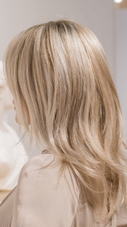 FS17/101S18 PALM SPRINGS BLONDE | Lt Ash Blonde w/ Pure White Natural Violet, Shaded w/ Dk Natural Ash Blonde