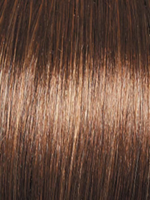 GF10-12 SUNLIT CHESTNUT | Rich Brown base with warm Caramel highlights