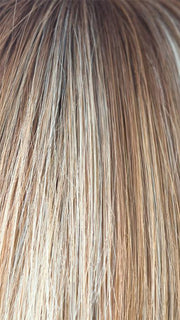 NUTMEG F | Medium Blonde and Honey Brown Base Frosted with Platinum Blonde Highlights
