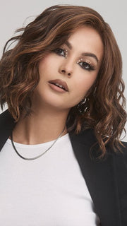 NYX by Rene of Paris in SPICED BROWN | Perfectly placed Warm Dark-Brown, Dark Reddish-Brown and Dark Golden- Brown tones create a natural, dimensional finish