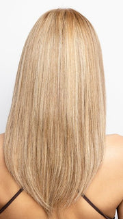 An enchanting mid-length wig
