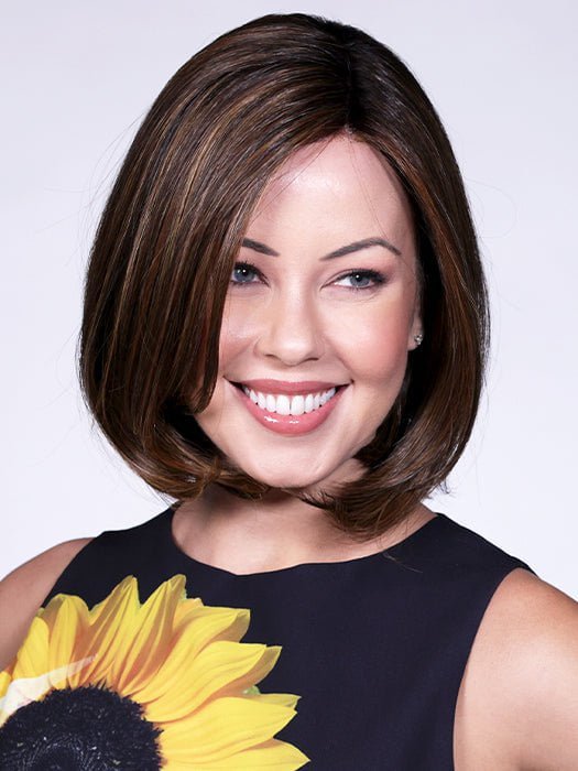 A trendy medium bob with flipped-up ends