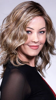 BROWN SUGAR COOKIE R | The roots are a Rich Brown Tone that seamlessly transitions into a Warm, Golden-Brown base. Delicate highlights in honey and toffee tones add dimension