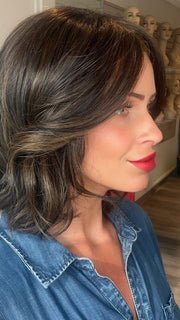 Madeline wearing ISSEY by BELLETRESS in COOLEST DARK BROWN R | A Rich