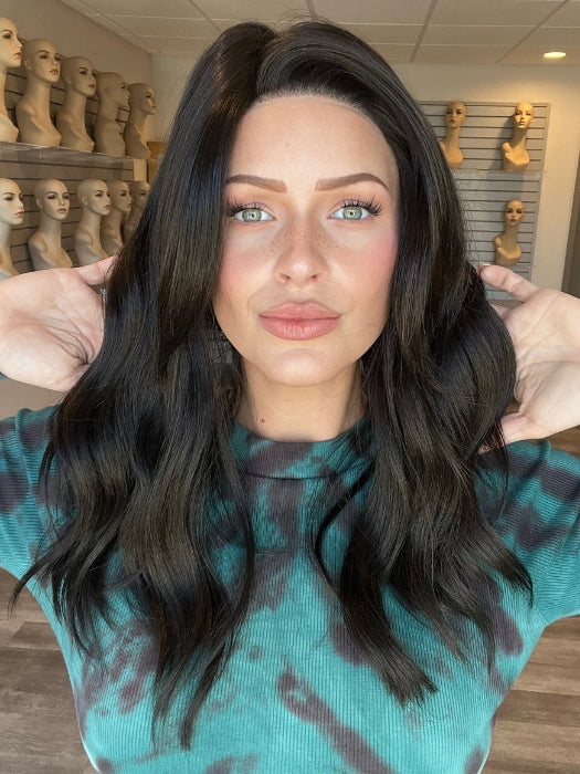 Madeline is wearing OLIVIA by JON RENAU in 4 BROWNIE FINALE | Dark Brown