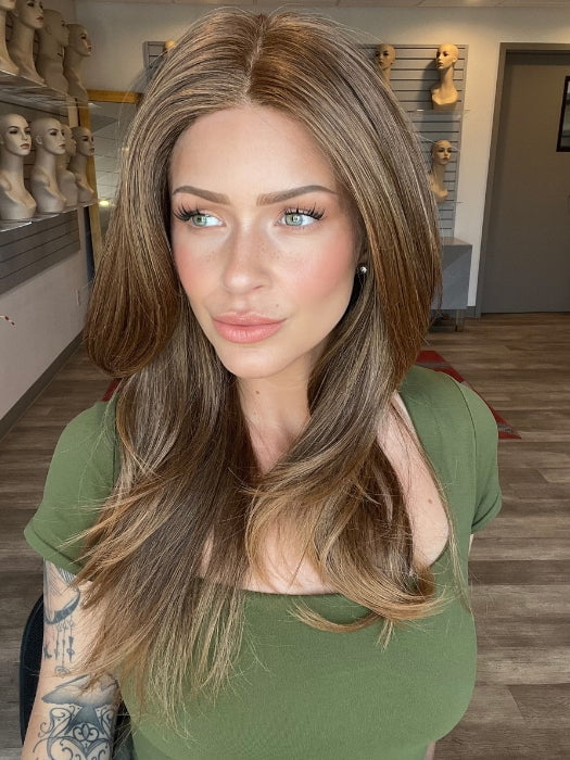 Madeline is wearing SENSATIONAL by TRESSALLURE in 747T | Dark Brown Medium Red