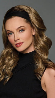 Simply slip the stretch hairband over your head, position it on your scalp, and strut out with your new ‘do