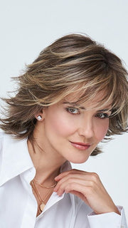 ON FIRE by Raquel Welch in RL9/24SS ICED CAFÉ LATTE | Dark Brown shaded with Golden Brown