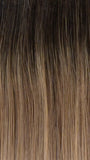 RH10/20SS SHADED BUTTERED WALNUT | Rich Medium Brown with subtle Golden Brown Highlights, shaded with pale blonde highlights from dark roots to ends 