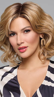 DIRECTORS PICK by Raquel Welch in RL14/22SS SHADED WHEAT | Dark Blonde Evenly Blended with Platinum Blonde with Dark Roots